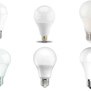 Размеры светодиодных ламп А50-А55-А60-А70-А75-А80