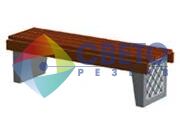 Скамейка бетонная С-9 (2)