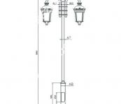 Decorative lighting poles